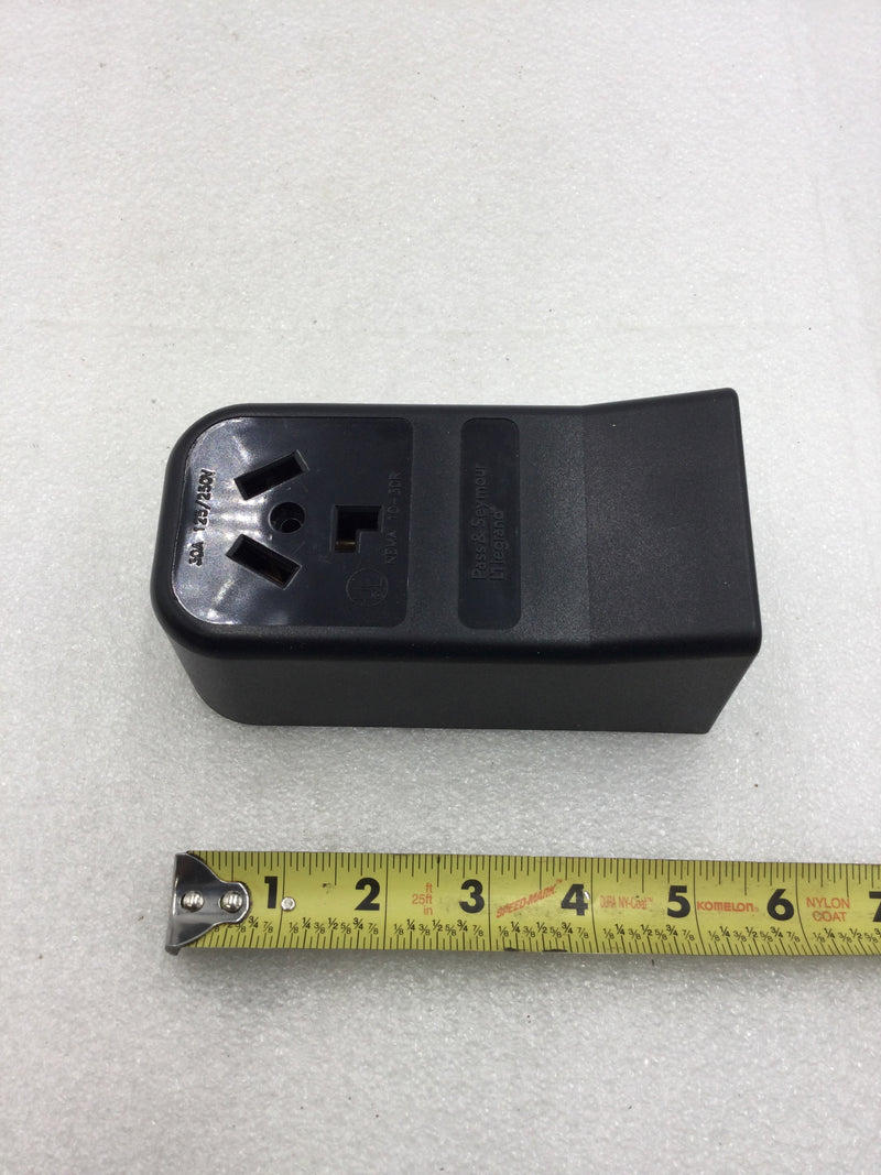 Pass & Seymour 388 Surface Mount Dryer Receptacle 30 Amp 125/250 VAC Nema 10-30R Rated