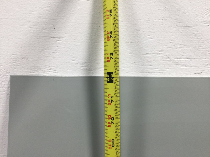 Eaton EZ2072S Nema 1 Panelboard Cover/Door Only 72" X 20"