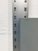 GE General Electric TE100F/S 100 Amp 600V Disconnect Dead Front 17" x 7 7/8"