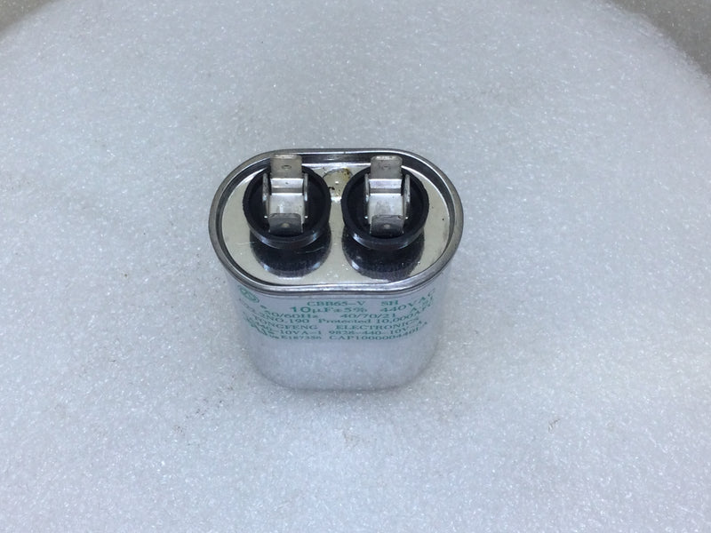 Tongfeng CA440-10VA-1 10MFD +/-5% 440V 50/60Hz Capacitor