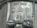 Halex 133-7 2 1/2" EMT Only Compression Connector Fitting