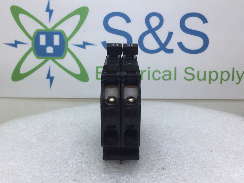 General Electric THQP225 25 Amp 2 Pole 120/240V Circuit Breaker - Cosmetic Flaw