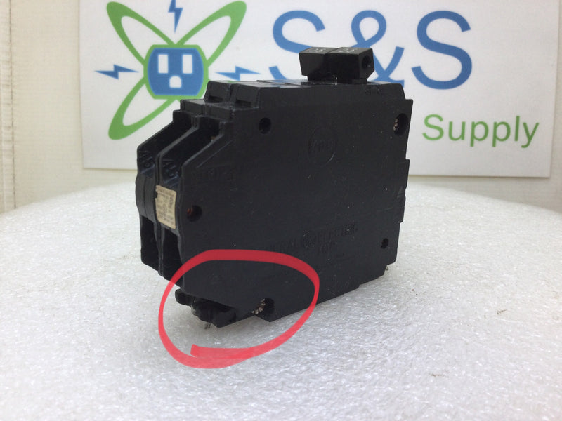 General Electric THQP225 25 Amp 2 Pole 120/240V Circuit Breaker - Cosmetic Flaw