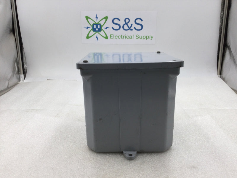 Cantex 5133711 6" x 6" x 6" PVC Junction Box Nema 4X with Screw Top Cover