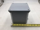 Cantex 5133711 6" x 6" x 6" PVC Junction Box Nema 4X with Screw Top Cover