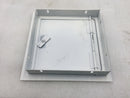 Elmdor DW8X8PC-SDL 8" X 8" Metal Wall and Ceiling Access Door w/Frame in White