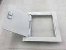 Elmdor DW8X8PC-SDL 8" X 8" Metal Wall and Ceiling Access Door w/Frame in White