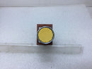 Siemens 3SB14 00-0C Yellow Push Button Switch AC=15 6 Amp 230V