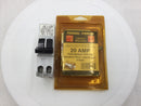 FPE Federal Pacific/Pioneer F-0220 20 Amp 2 Pole 120/240v Thin Series Circuit Breaker