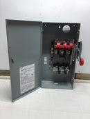 Eaton DH363NGK 100 Amp 277-600 VAC 3 Phase Nema Type 1 Heavy Duty Fusible Safety Switch