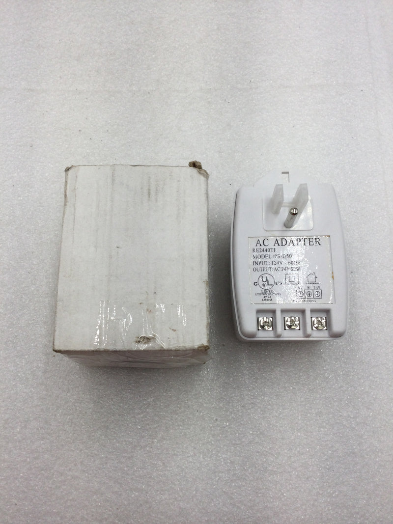 Revo America RE2440TF 24VAC 40VA Plug in Transformer