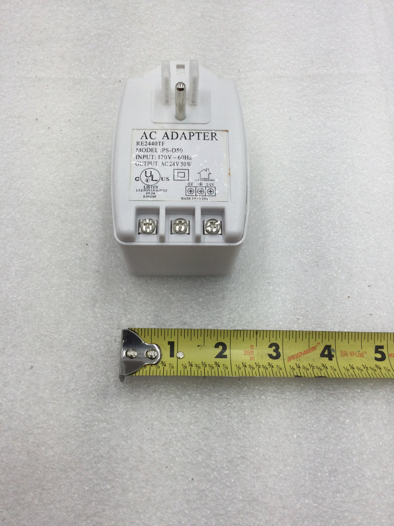 Revo America RE2440TF 24VAC 40VA Plug in Transformer