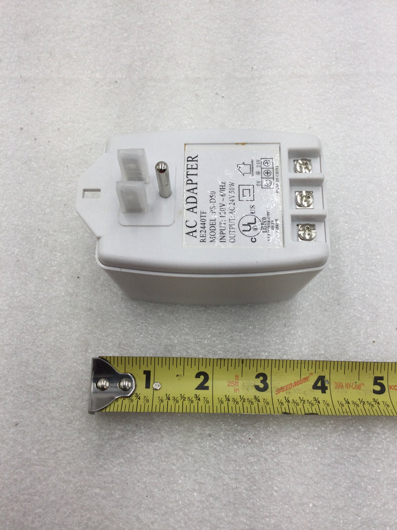 Revo America RE2440TF 24VAC 40VA Plug in Transformer