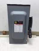 Square D HU362RB 60 Amp 3-Phase 600V Heavy-Duty Safety-Switch/Disconnect