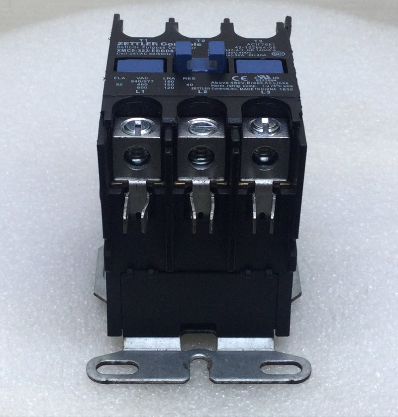 Zettler Controls XMC0-323-EBBD00F 40 Amp 3 Pole 600V Contactor Coil