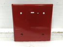 Federal Signal SFL-R Semi-Flush Mounting Plate in Red 6" X 6"