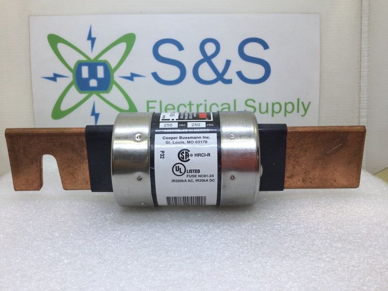 Bussmann FRN-R-350 350 Amp 250V Time Delay Class RK5 Fuse - Black