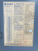 Challenger SB20(40-40)CT 200 Amp 40 Space 120/240V Door w/Main 41" x 15 1/8"