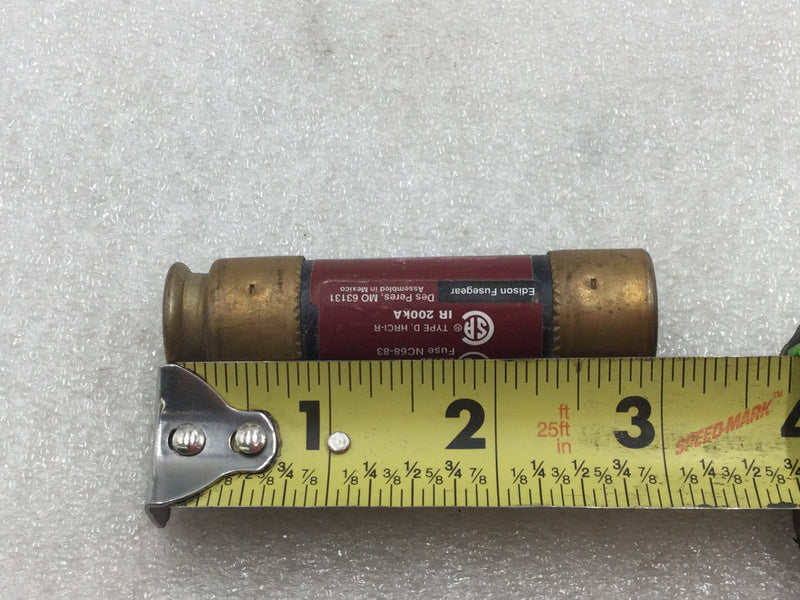 Bullet ECNR45 45 Amp 250V Time Delay Class RK5 Fuse