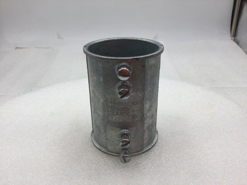 Bridgeport 245-DC 2" EMT Set Screw Coupling - Box of 5