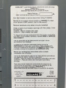 Square D 40 Space 120/240V Dead Front w/Main 37 7/8" x 14"