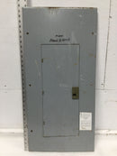 GE TM20AC 200 Amp 20 Space 120/240V Cover/Door Only w/Main 31 3/4" x 15 3/8"