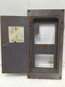 Square D 31053 100A 12S 120/240V Fusible Switch & Fuse Cabinet 22 3/4" x 11 3/4"