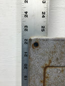 Square D 31053 100A 12S 120/240V Fusible Switch & Fuse Cabinet 22 3/4" x 11 3/4"