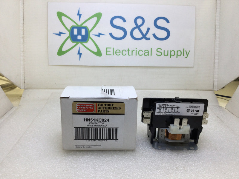 Hartland Controls HN51KC024 30 Amp 2 Pole 240-600 VAC Contactor w/24 VAC Coil
