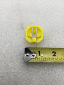 Electroline E12021 3/4" Yellow Plastic Hit Lock Romex Connector - Pack of 10