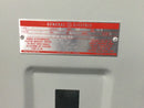 GE General Electric NAB 225 Amp 120/208V 3 Phase 4 Wire PR3B Enclosure 48" x 22"
