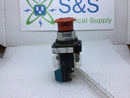 Allen-Bradley 800T-FX A5 Heavy Duty Mushroom Push Pull Stop Red Button  Series T 600V Max NEMA Type 4,13