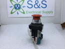 Allen-Bradley 800T-FX A5 Heavy Duty Mushroom Push Pull Stop Red Button  Series T 600V Max NEMA Type 4,13
