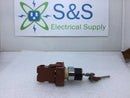 Siemens 3SB14 00-0B Rotating Locking Key Switch AC-15 6A 230V