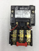 Square D 8536SBG2 Size 0 Series A 3 Phase 200/230V Contactor with 240 VAC Coil