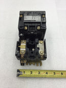 Square D 8536SBG1 Nema Size 0 Series A 2 Pole 115/230 VAC Contactor/Starter with 120 VAC Coil