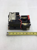 Square D 8536SBG1 Nema Size 0 Series A 2 Pole 115/230 VAC Contactor/Starter with 240 VAC Coil