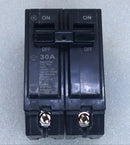 General Electric THQL2130 30 Amp 2 Pole 120/240V Circuit Breaker - Printed Face