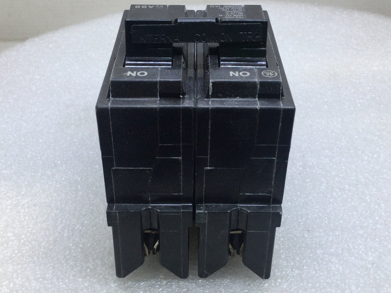 General Electric THQL2130 30 Amp 2 Pole 120/240V Circuit Breaker - Printed Face