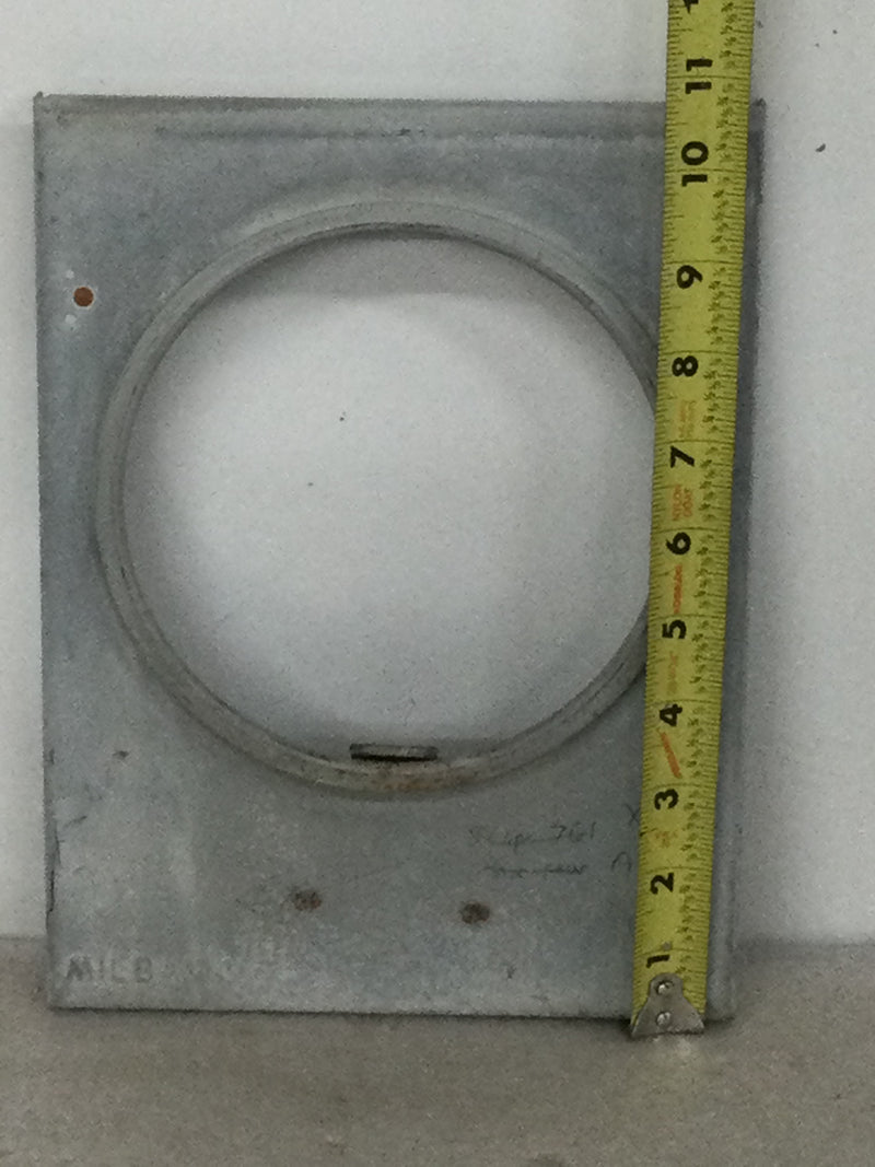 Milbank Nema 3R Ring Type Meter Cover with Back Latch 10 1/2" x 8"