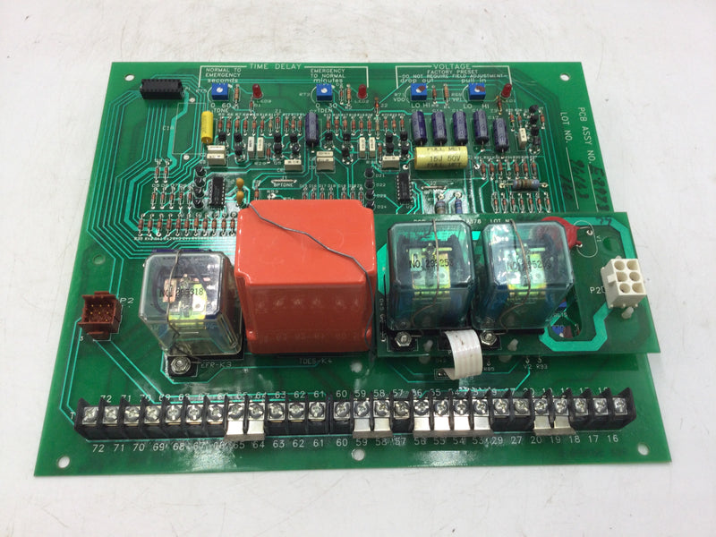 Kohler Generator E-297375 PC Assy ATS 3 PH Control Board With A-297878 Green