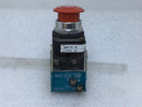 Allen-Bradley 800T-FX A5 Heavy Duty Mushroom Push Pull Stop Red Button  Series T 600V Max NEMA Type 4,13