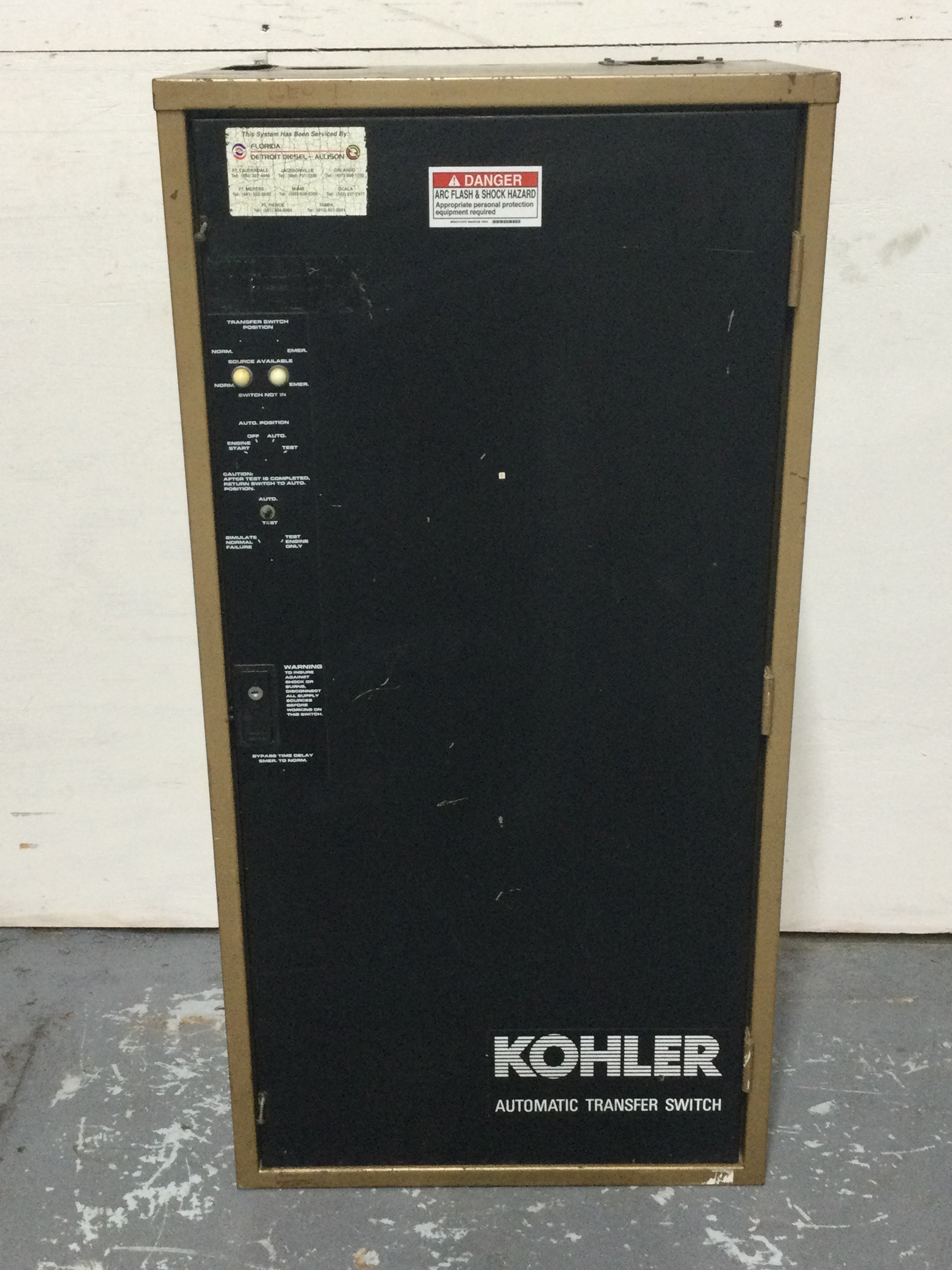 Koler Mistri Kohler K-166341-0400 12GS, 12HS, 140 400 Amp 480V 3 Phase 4 Wire 60HZ