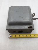 Square D 99351 30 Amp 3 Phase 240 VAC 2-3 HP Fusible Vintage Safety Switch