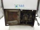 Square D 99351 30 Amp 3 Phase 240 VAC 2-3 HP Fusible Vintage Safety Switch