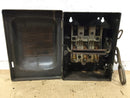 Square D 45351/A1 30 Amp 3 Phase 230 VAC 7.5 HP Fusible Vintage Safety Switch