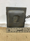 Square D D96351 30 Amp 3 Phase 240 VAC Series A3 Fusible Safety Switch 8" X 9"