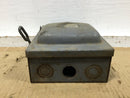 Square D D96351 30 Amp 3 Phase 240 VAC Series A3 Fusible Safety Switch 8" X 9"