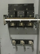 GE General Electric TH3365 400 Amp 600V 250VDC 3 Phase Fusible Mod 7 Safety Switch 54" x 23"
