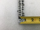 Square D QON16-24 14 Position 4-14 AWG Grounding Bar 4 3/8" x 1/2"